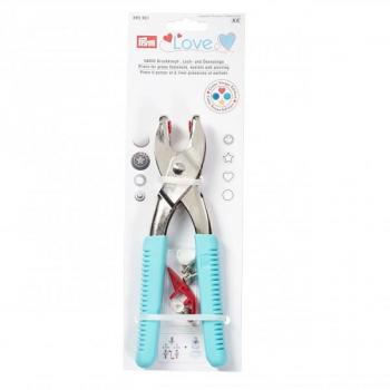 Prym Love Vario Zange mit Loch-/Color Snaps Werkzeug Mint 390901